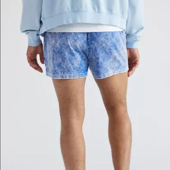 STAYCOOLNYC Blue Acid Wash Tie-Dye Men's XL Shorts 3" NWOT Urban Outfitters - Picture 3 of 8